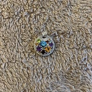 Silver and Gemstone Pendant